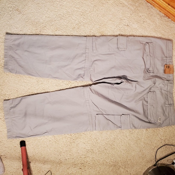 NWT timberland mens cargo kahki pants / shorts - Picture 4 of 4